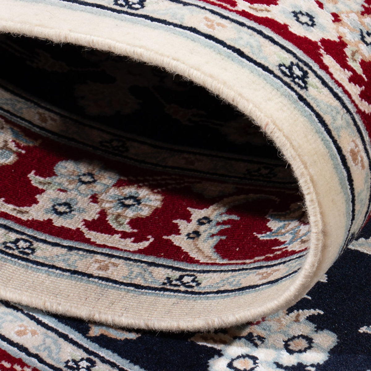 Runner Perser Rug - Nain - Premium - 353 x 85 cm - dark blue