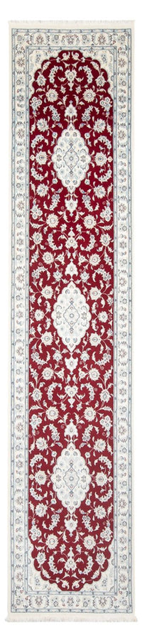 Runner Perser Rug - Nain - Premium - 352 x 85 cm - red