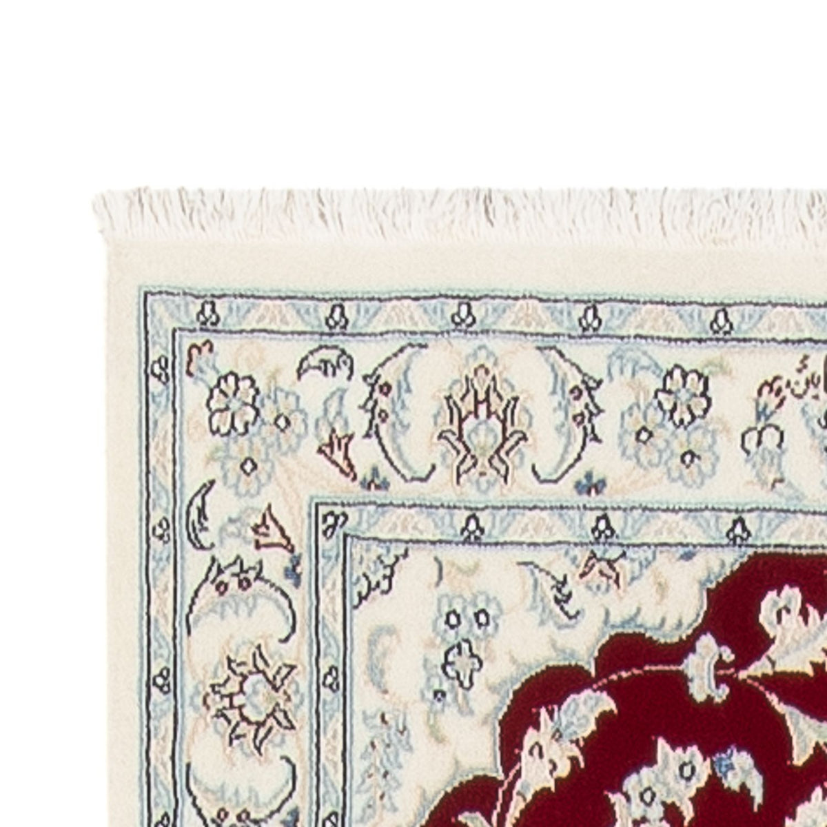 Runner Perser Rug - Nain - Premium - 352 x 85 cm - red