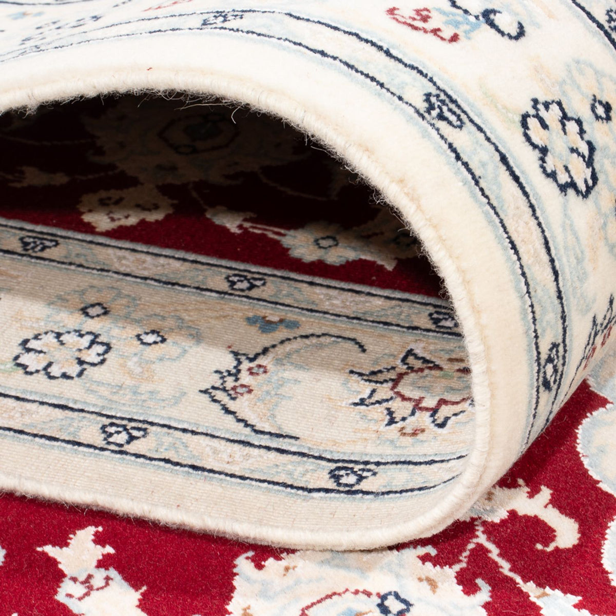 Runner Perser Rug - Nain - Premium - 352 x 85 cm - red