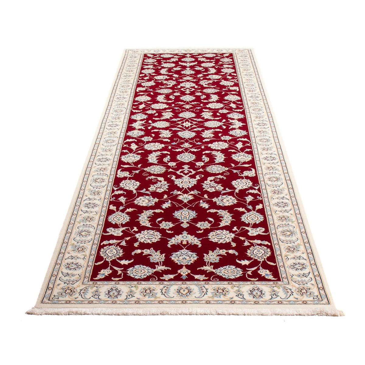 Runner Perser Rug - Nain - Premium - 304 x 90 cm - red