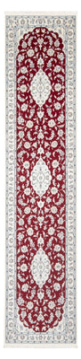 Runner Perser Rug - Nain - Premium - 347 x 87 cm - red
