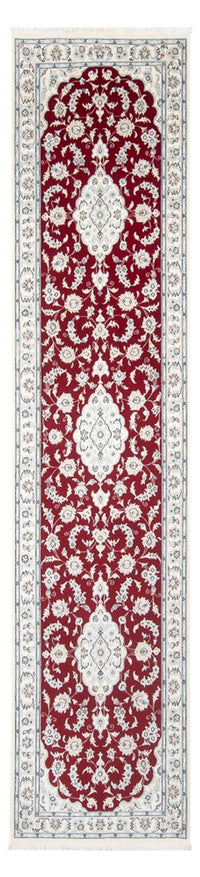 Runner Perser Rug - Nain - Premium - 347 x 87 cm - red