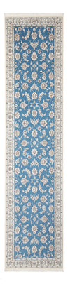 Runner Perser Rug - Nain - Premium - 307 x 80 cm - blue