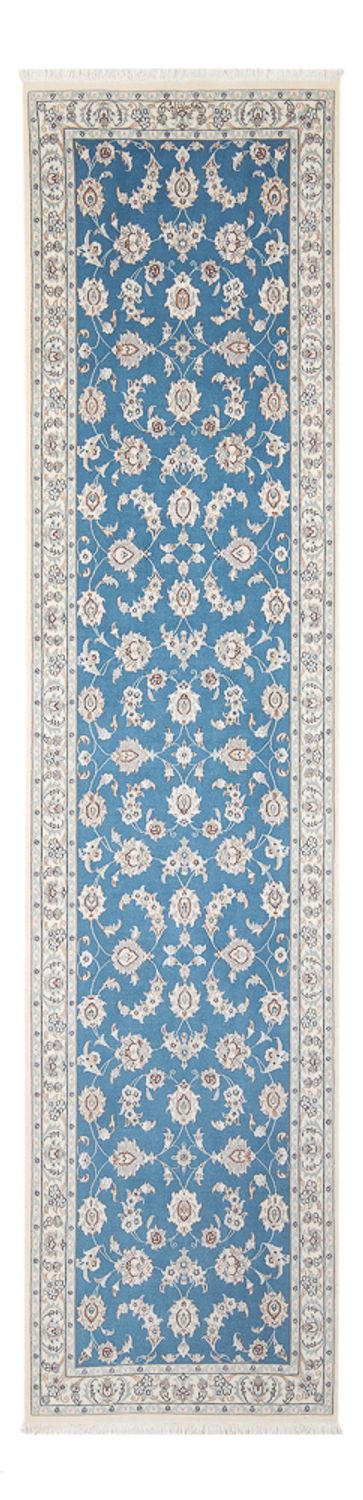 Runner Perser Rug - Nain - Premium - 307 x 80 cm - blue