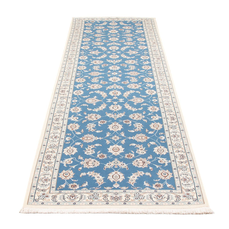 Runner Perser Rug - Nain - Premium - 307 x 80 cm - blue
