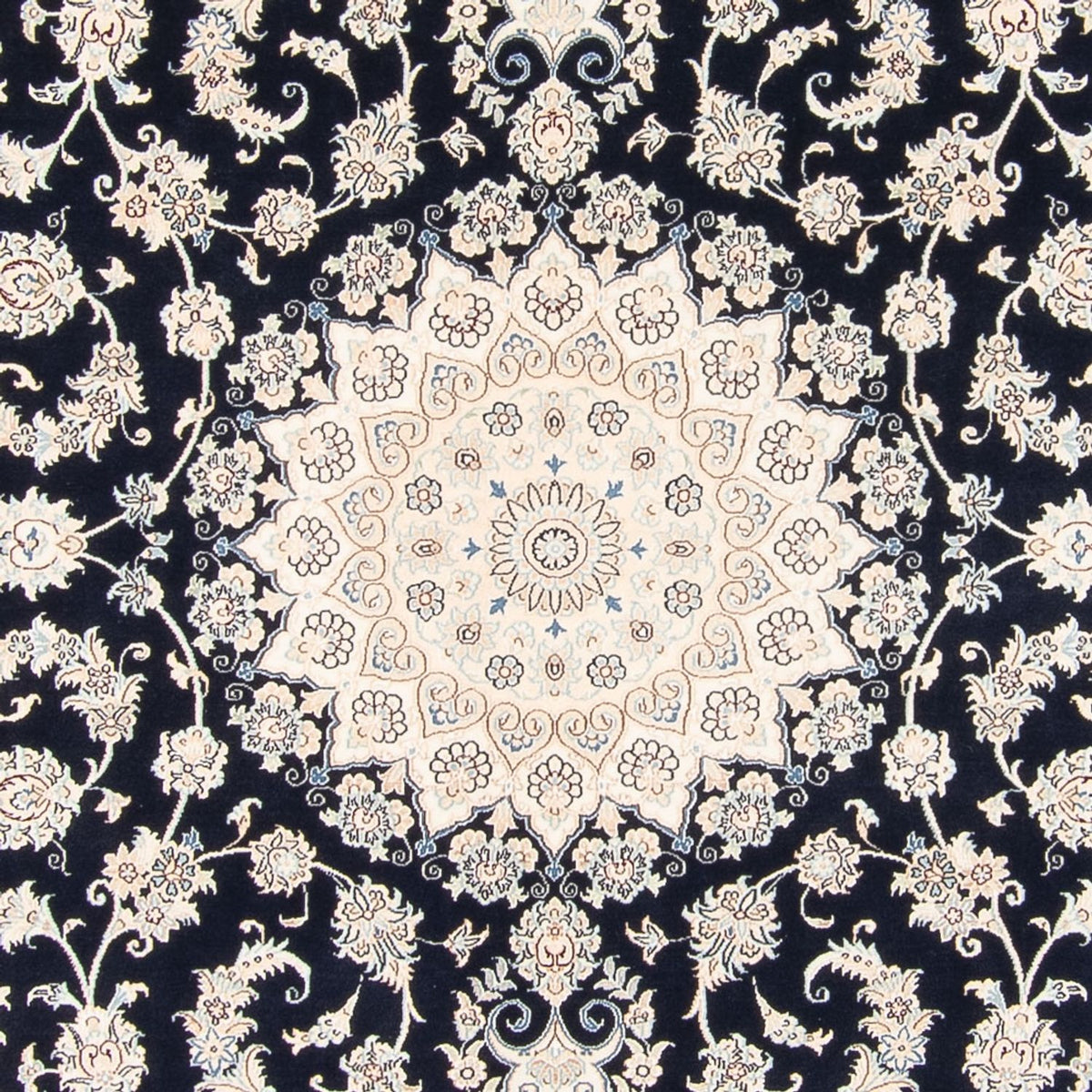 Perser Rug - Nain - 263 x 225 cm - dark blue