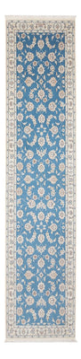 Runner Perser Rug - Nain - Premium - 308 x 81 cm - blue
