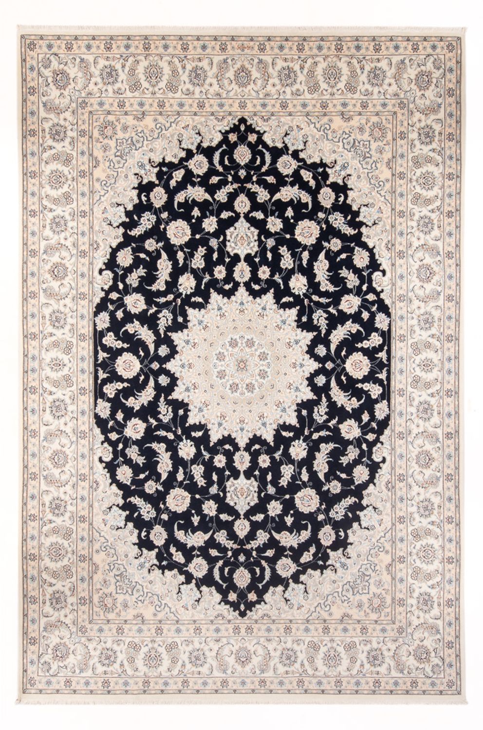 Perser Rug - Nain - Premium - 356 x 250 cm - dark blue
