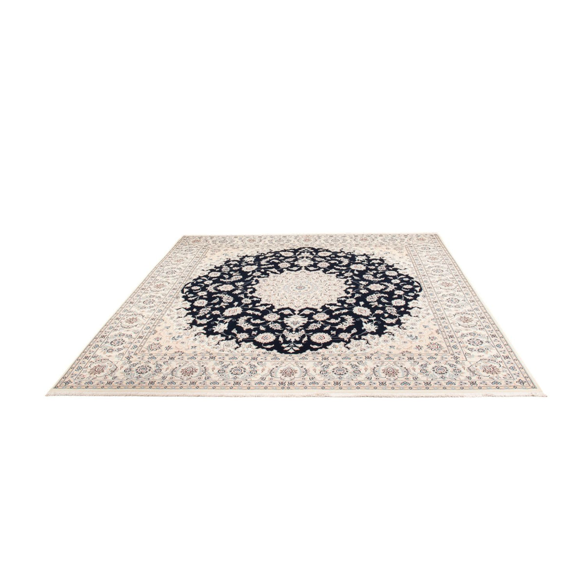 Perser Rug - Nain - 266 x 248 cm - dark blue