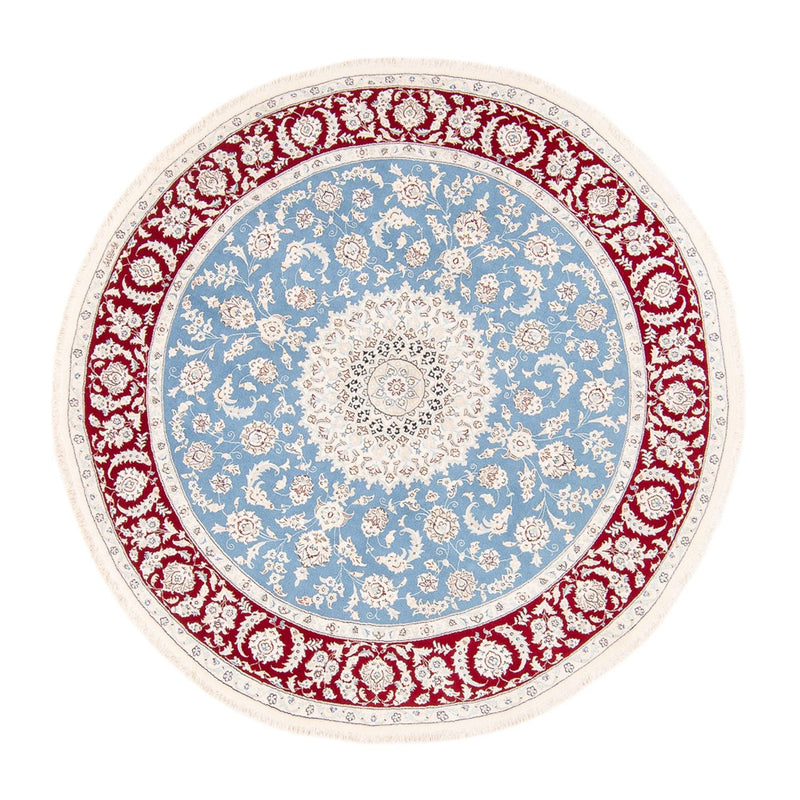 Perser Rug - Nain round  - 200 x 200 cm - light blue