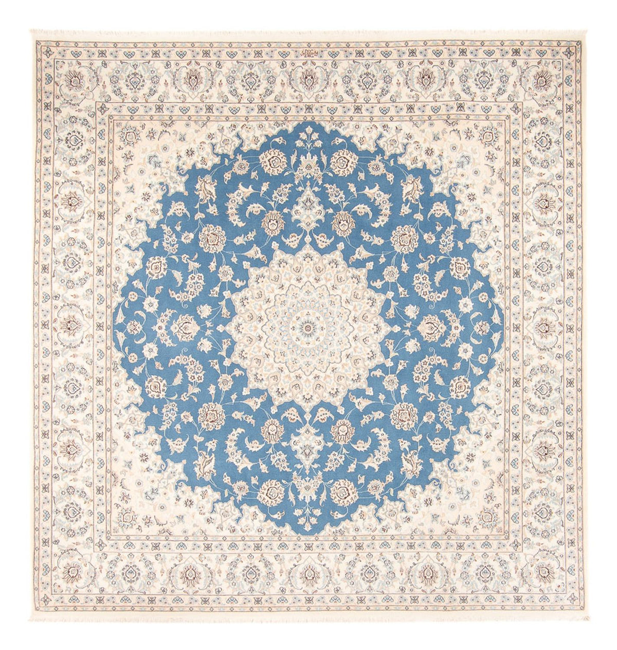 Perser Rug - Nain square  - 252 x 248 cm - light blue