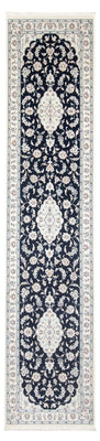 Runner Perser Rug - Nain - Premium - 346 x 88 cm - dark blue
