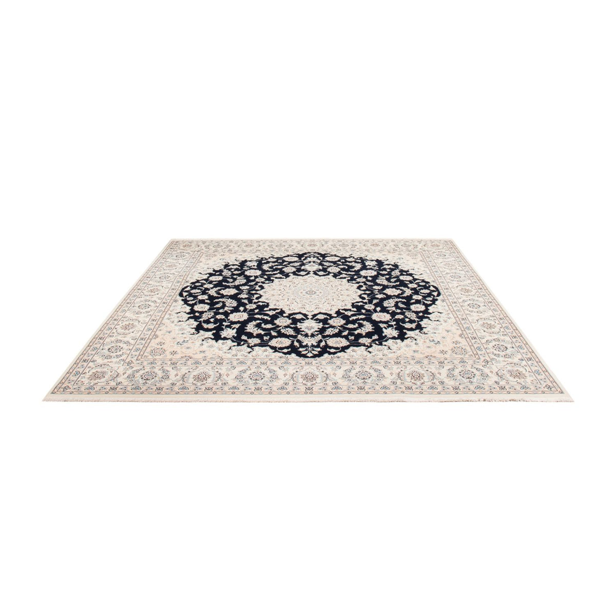 Perser Rug - Nain square  - 246 x 242 cm - dark blue