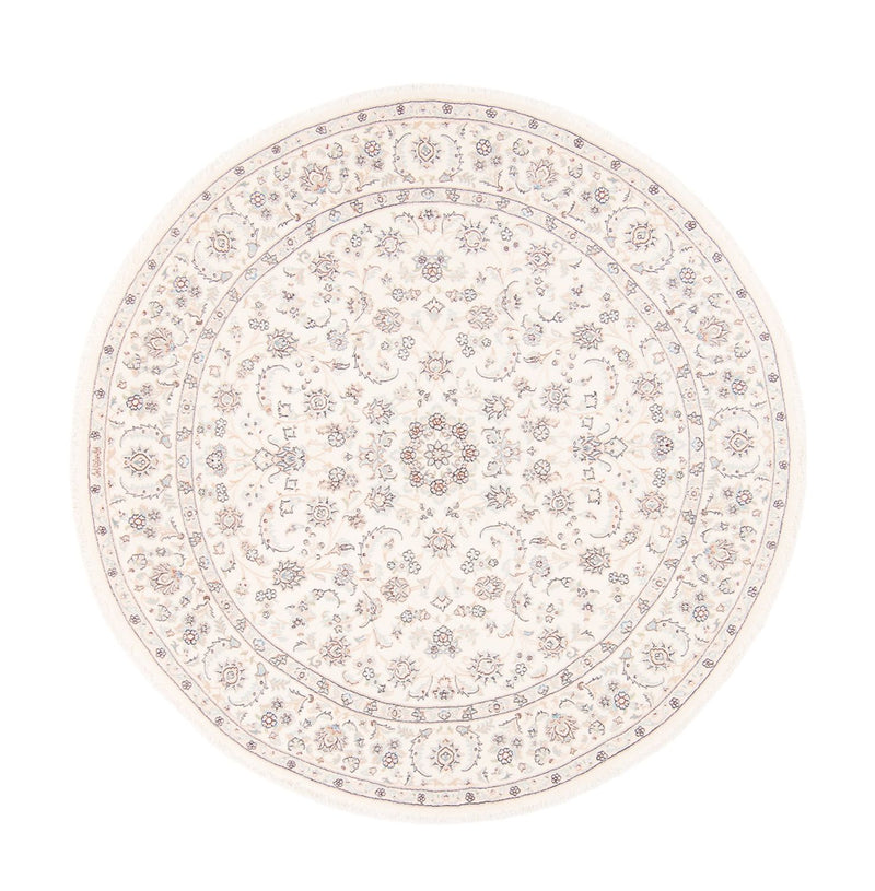 Perser Rug - Nain round  - 200 x 200 cm - cream