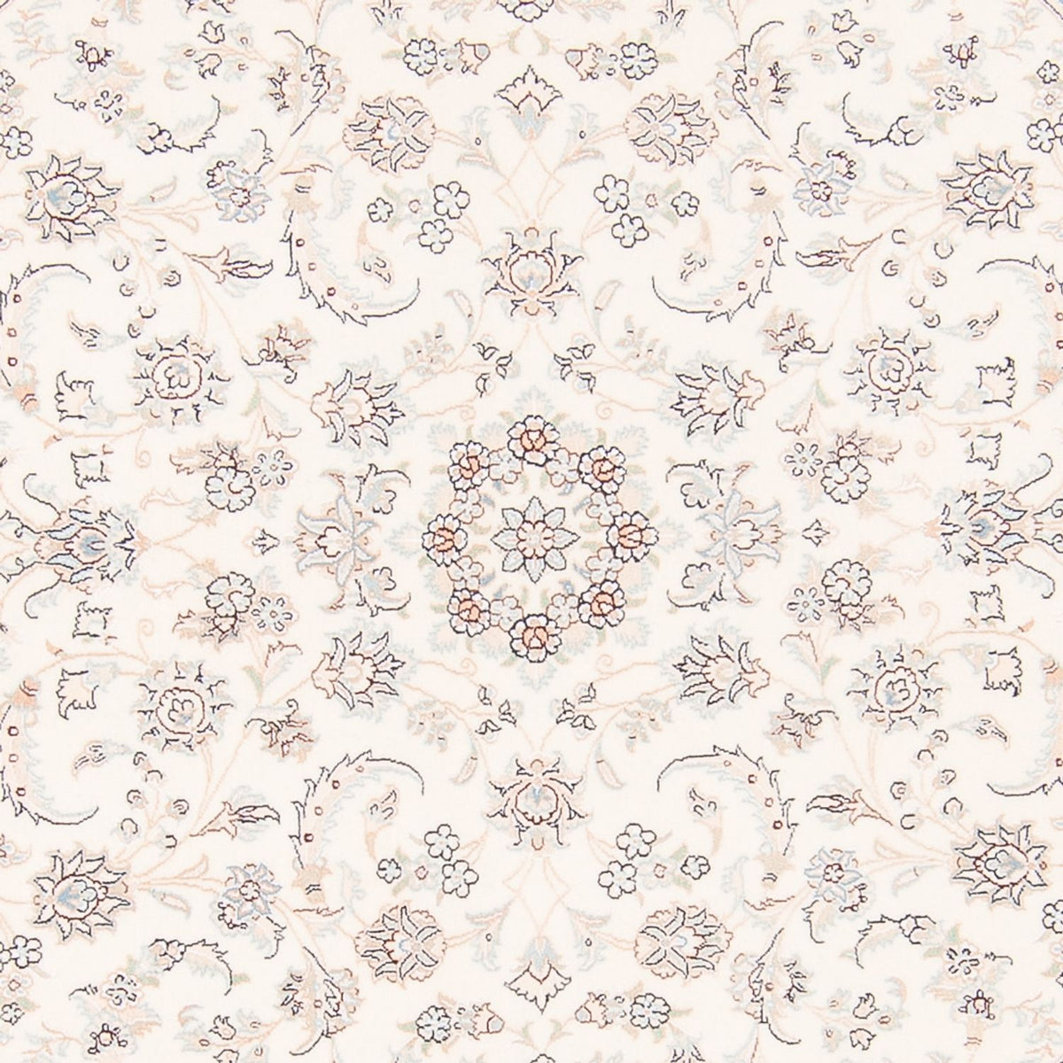 Perser Rug - Nain round  - 200 x 200 cm - cream