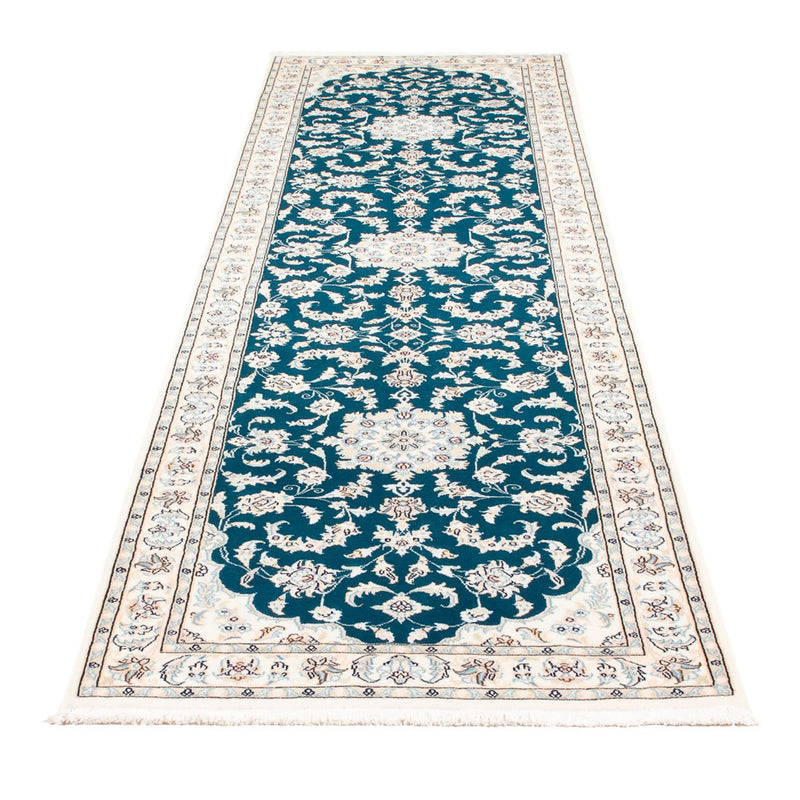 Runner Perser Rug - Nain - Premium - 298 x 81 cm - dark blue