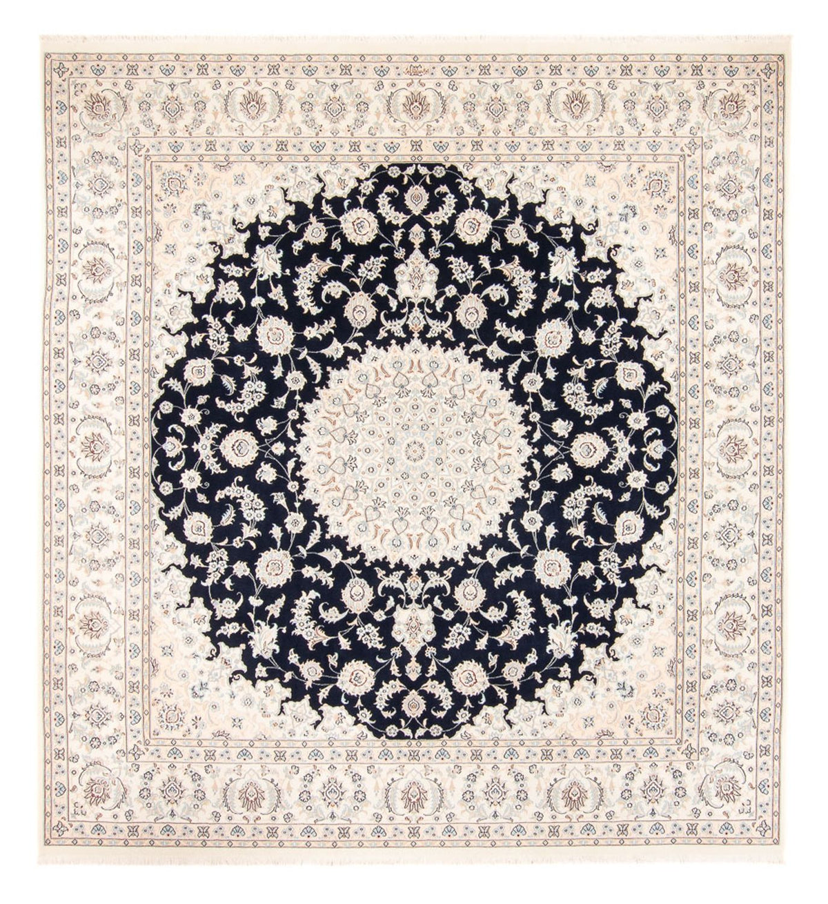 Perser Rug - Nain - 260 x 245 cm - dark blue