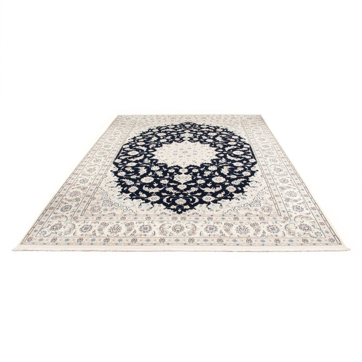 Perser Rug - Nain - Premium - 346 x 244 cm - dark blue