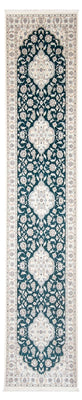 Runner Perser Rug - Nain - Premium - 397 x 88 cm - dark blue