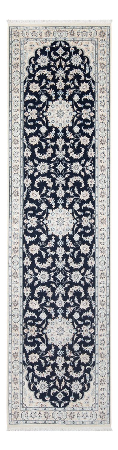 Runner Perser Rug - Nain - Premium - 297 x 81 cm - dark blue