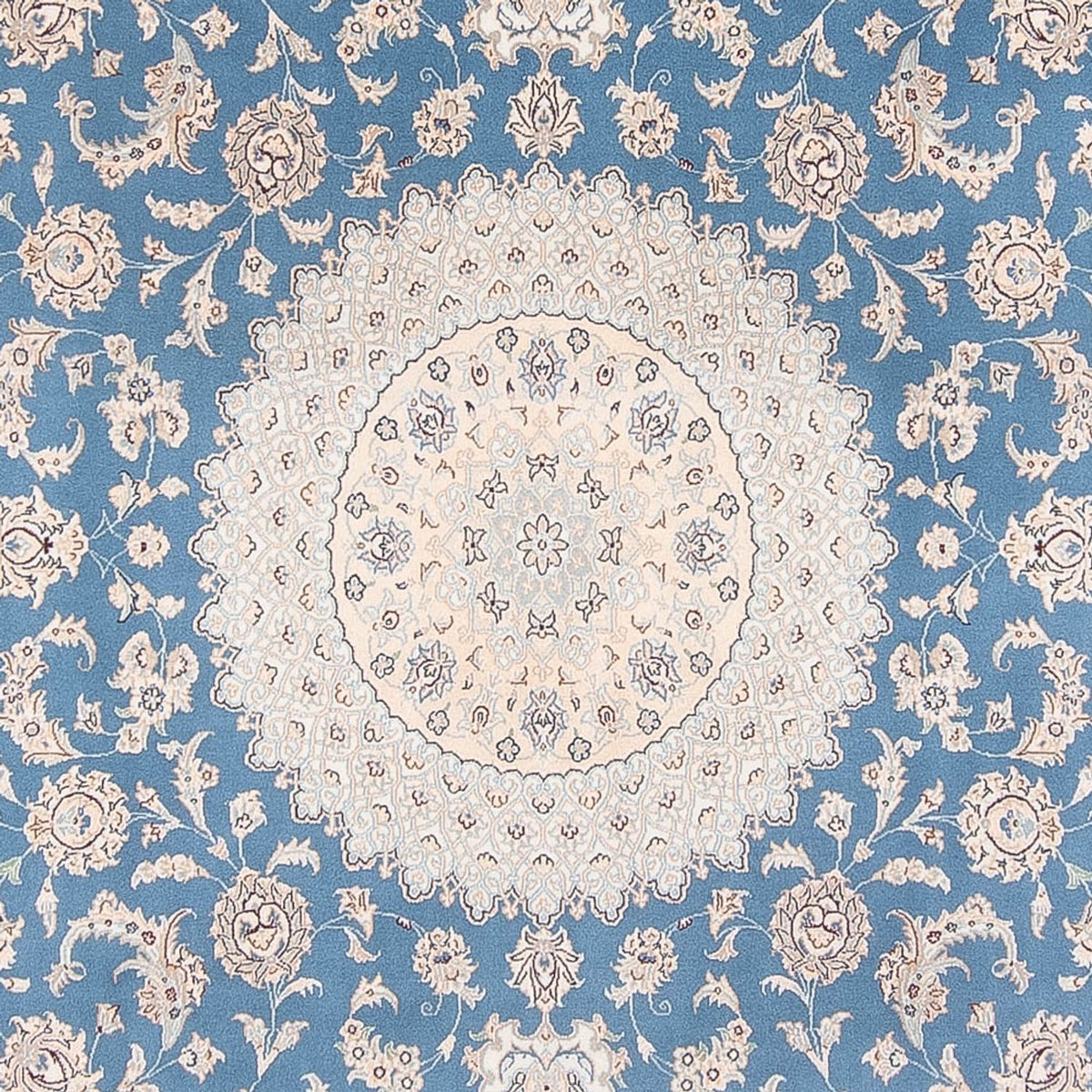 Perser Rug - Nain - Premium - 303 x 247 cm - light blue