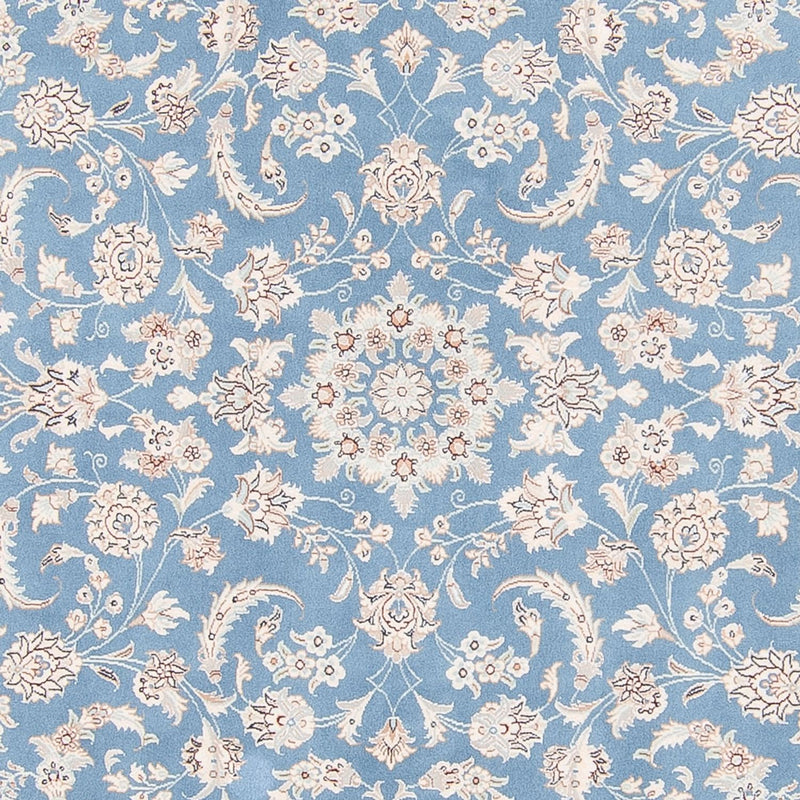 Perser Rug - Nain round  - 200 x 200 cm - light blue