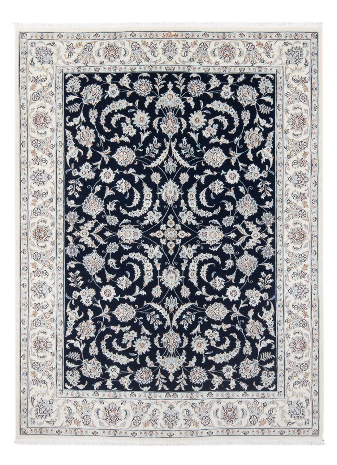 Perser Rug - Nain - Premium - 200 x 149 cm - dark blue