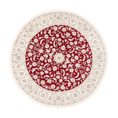 Perser Rug - Nain round  - 200 x 200 cm - red