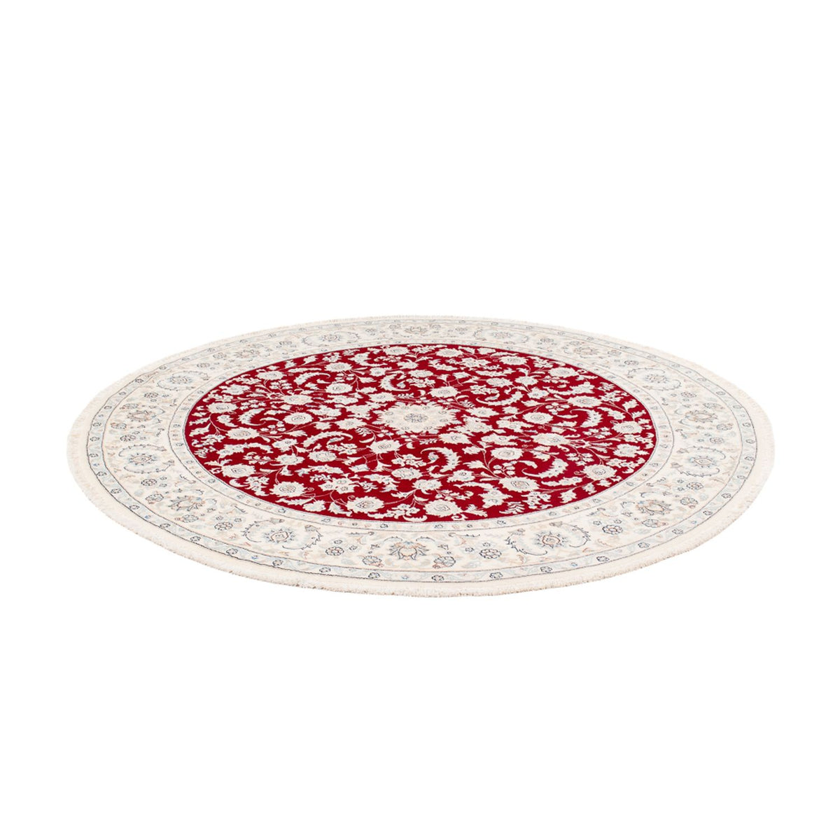 Perser Rug - Nain round  - 200 x 200 cm - red