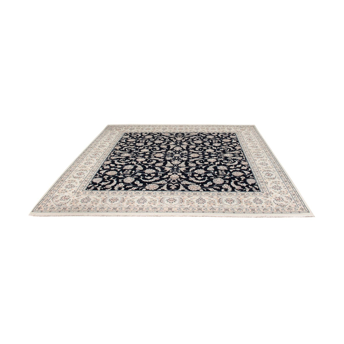 Perser Rug - Nain - 261 x 249 cm - dark blue