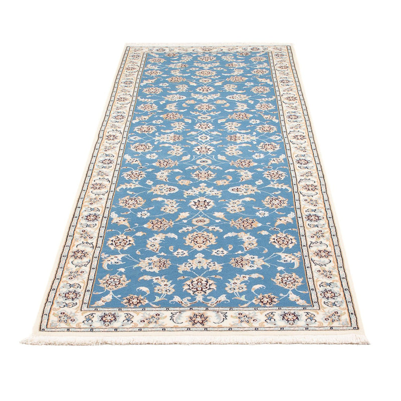 Runner Perser Rug - Nain - Premium - 245 x 82 cm - blue