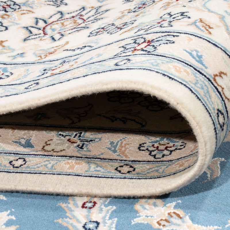 Perser Rug - Nain - Premium - 293 x 248 cm - light blue