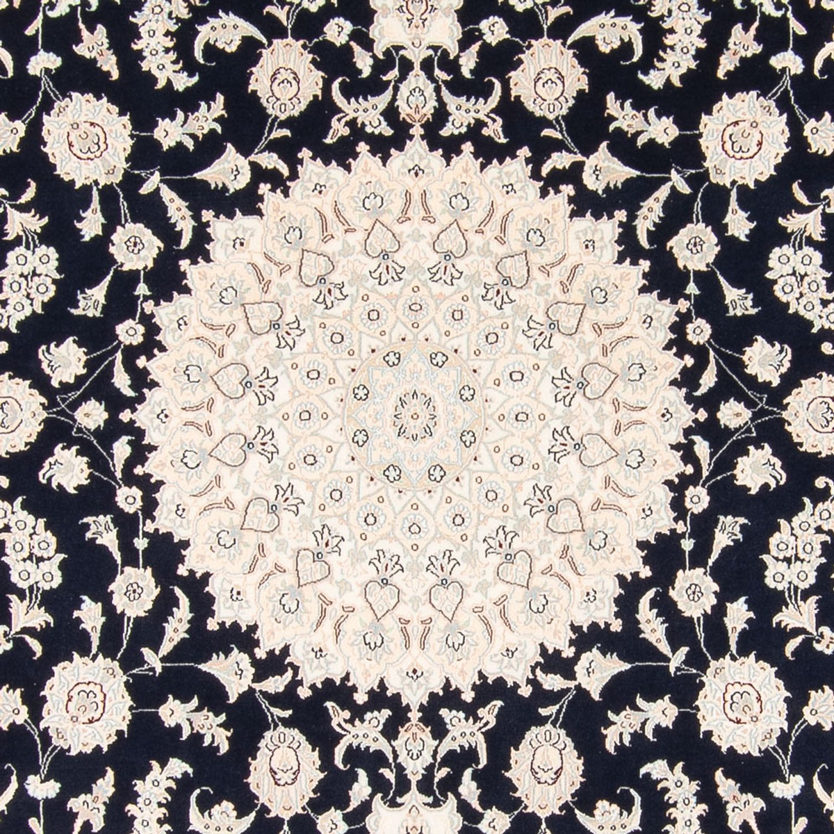 Perser Rug - Nain - 268 x 245 cm - dark blue