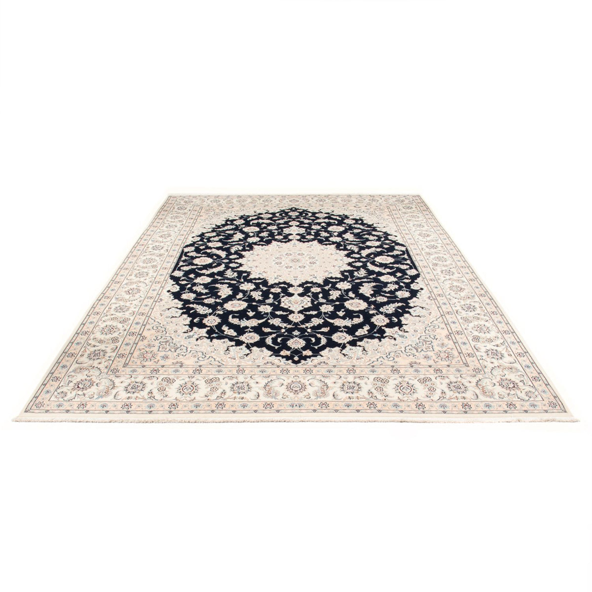 Perser Rug - Nain - Premium - 340 x 246 cm - dark blue