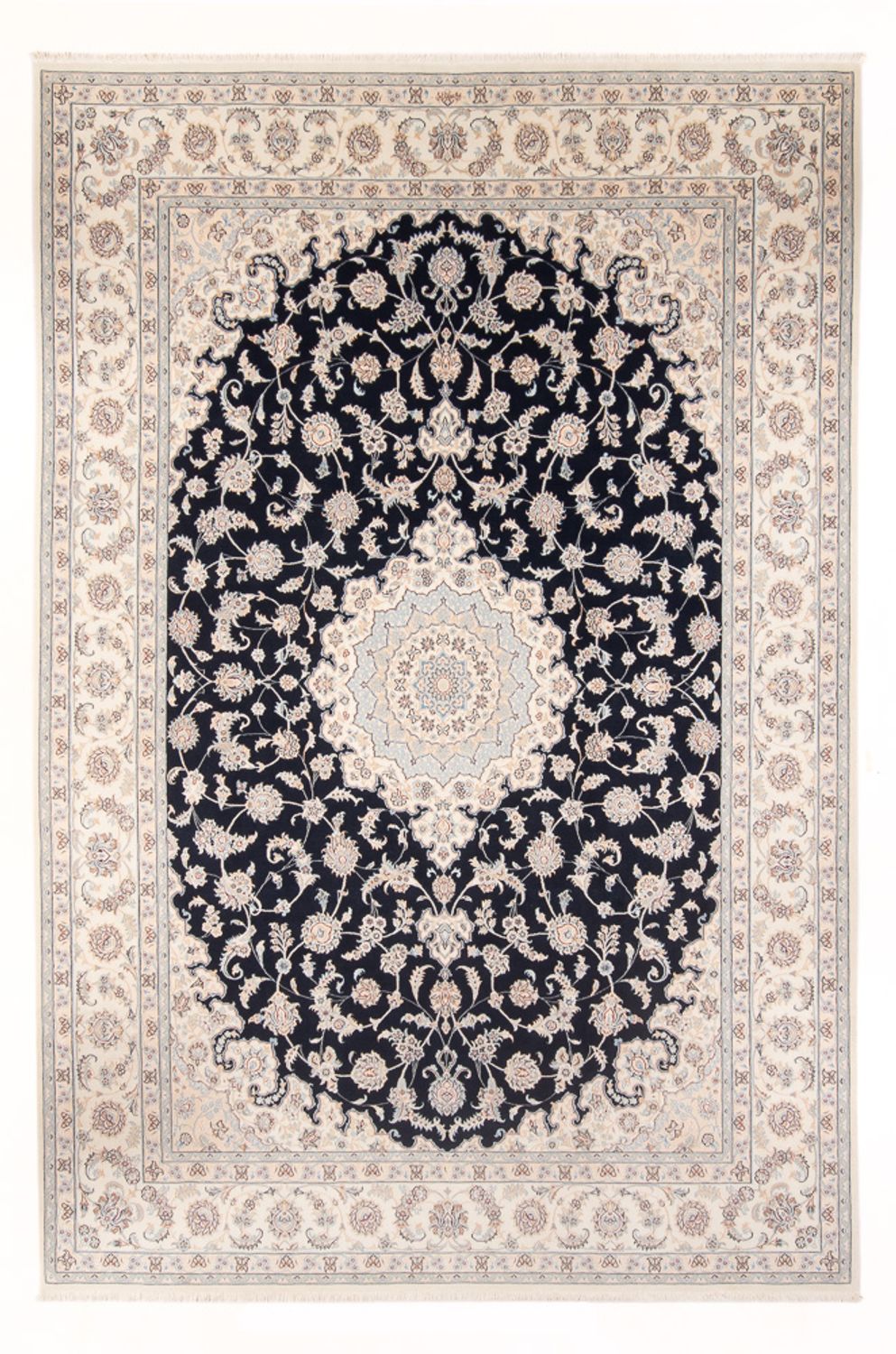 Perser Rug - Nain - Premium - 342 x 246 cm - dark blue