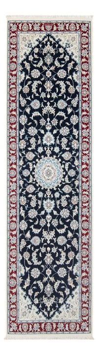 Runner Perser Rug - Nain - Premium - 259 x 80 cm - dark blue