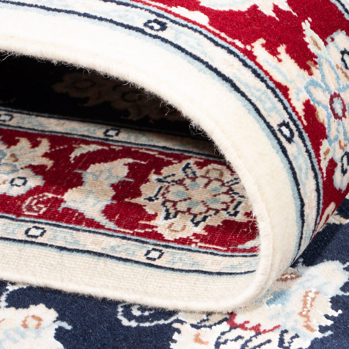 Runner Perser Rug - Nain - Premium - 259 x 80 cm - dark blue