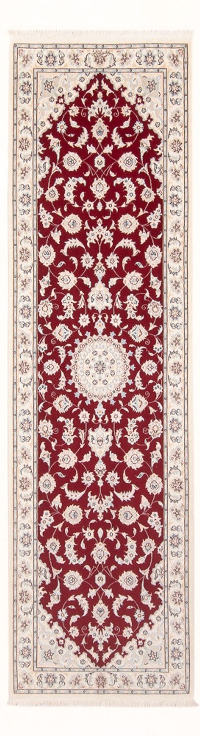 Runner Perser Rug - Nain - Premium - 248 x 81 cm - red
