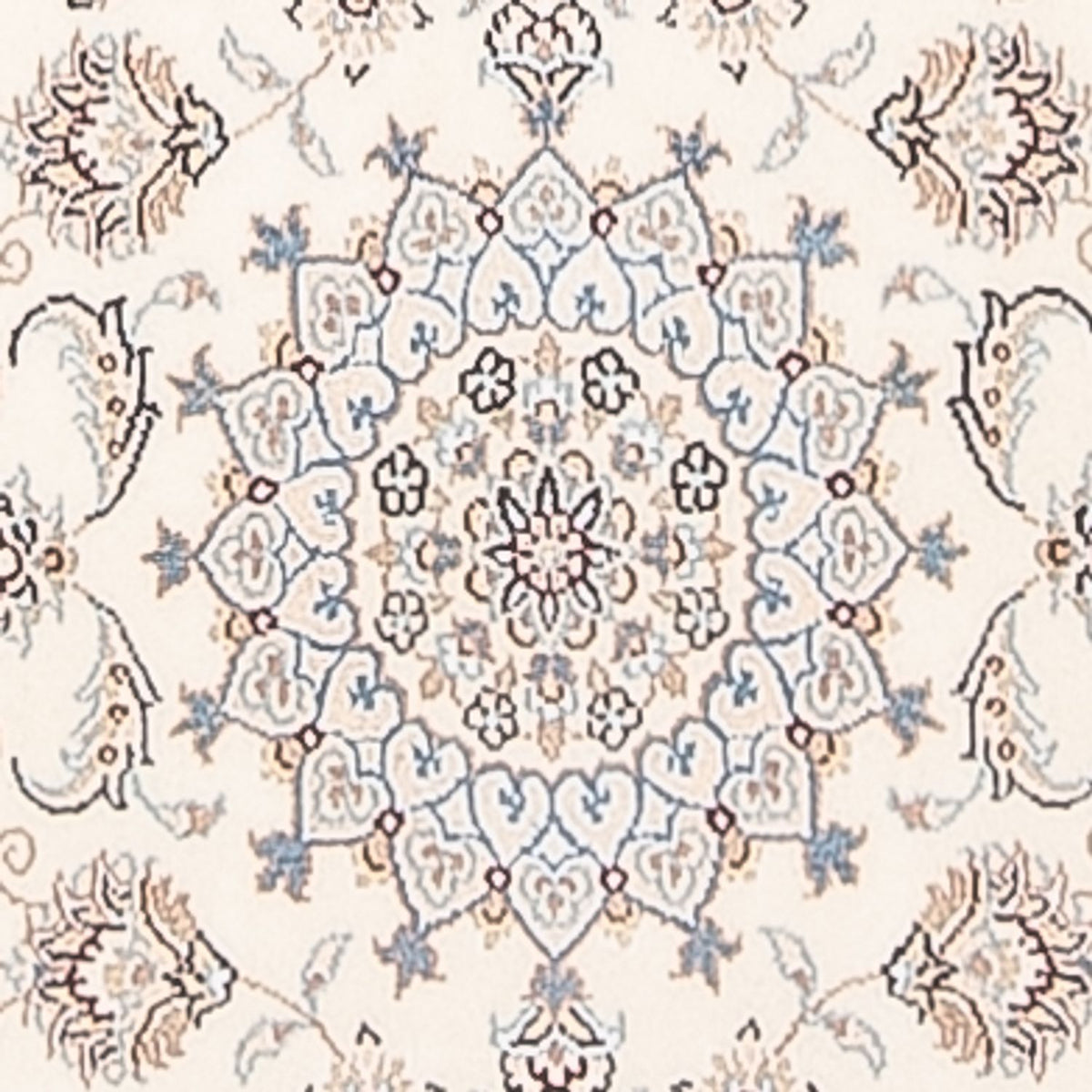 Runner Perser Rug - Nain - Premium - 249 x 82 cm - cream