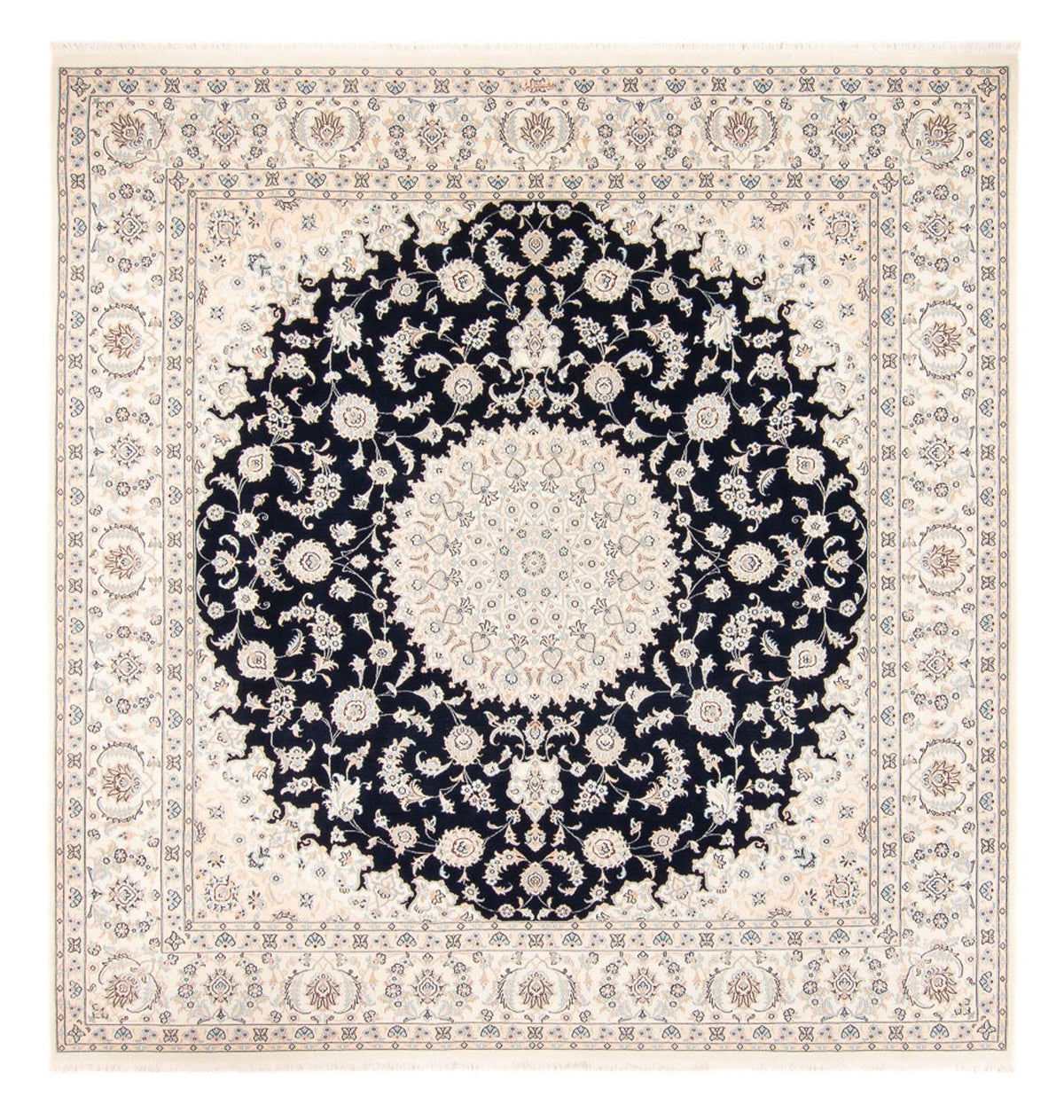 Perser Rug - Nain square  - 259 x 247 cm - dark blue