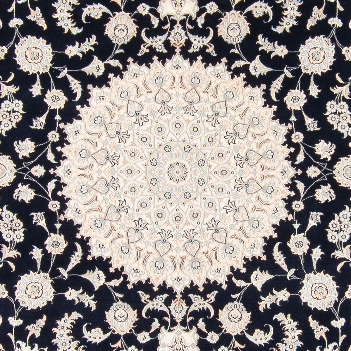 Perser Rug - Nain square  - 259 x 247 cm - dark blue