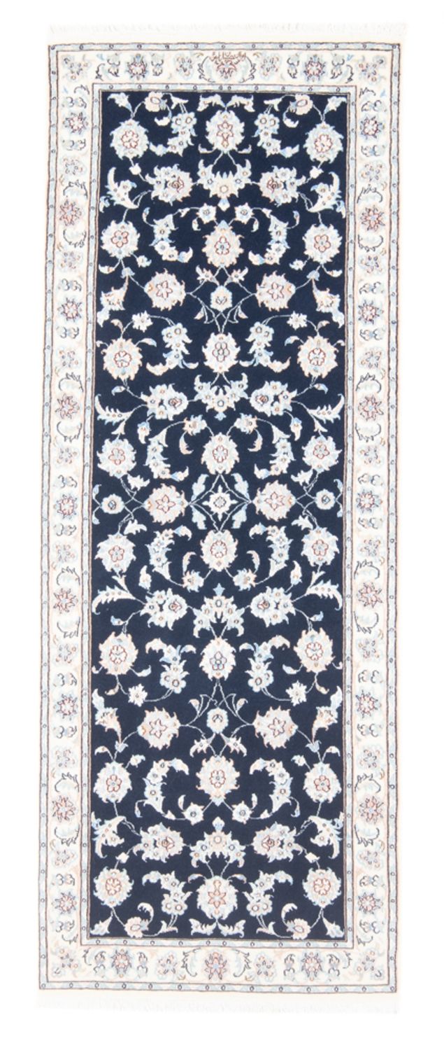 Runner Perser Rug - Nain - Royal - 207 x 80 cm - dark blue