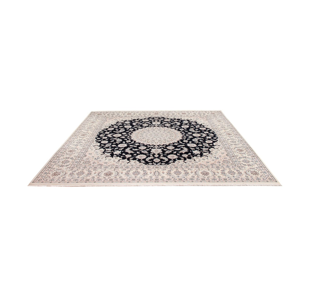 Perser Rug - Nain - 261 x 252 cm - dark blue