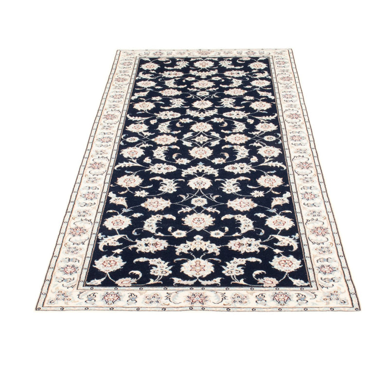 Runner Perser Rug - Nain - Royal - 203 x 79 cm - dark blue