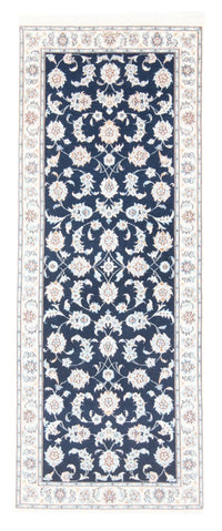 Runner Perser Rug - Nain - Royal - 205 x 78 cm - dark blue