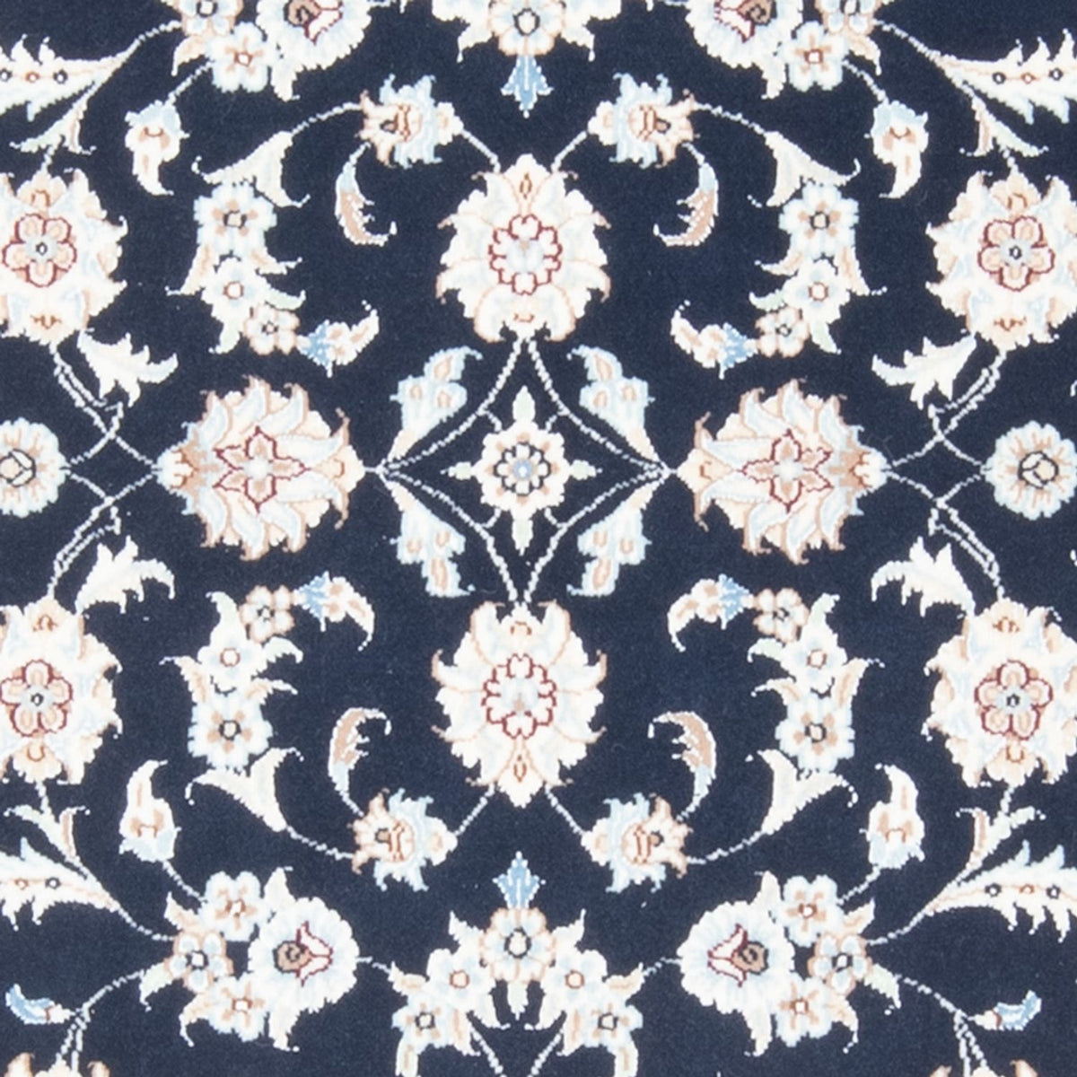 Runner Perser Rug - Nain - Royal - 205 x 80 cm - dark blue