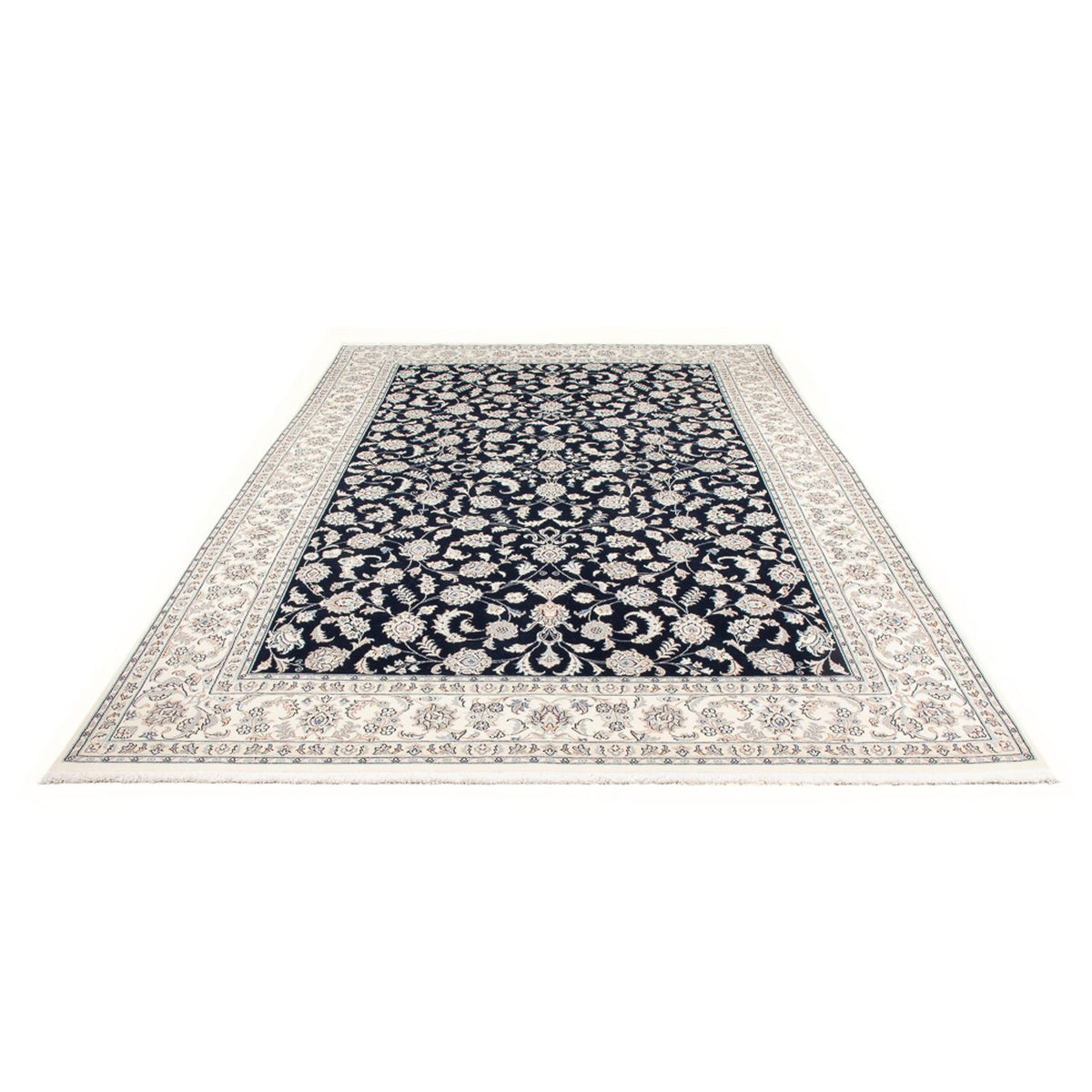 Perser Rug - Nain - Premium - 303 x 196 cm - dark blue