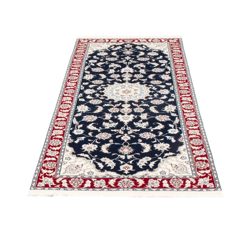 Runner Perser Rug - Nain - Royal - 196 x 79 cm - dark blue