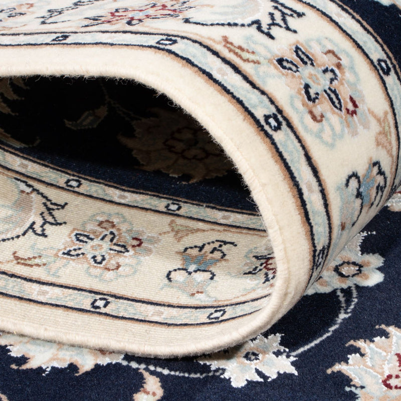 Runner Perser Rug - Nain - Royal - 202 x 78 cm - dark blue